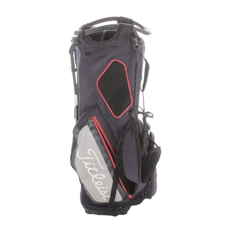 Titleist Hybrid 14 Stand Bag - Navy/Red/Grey