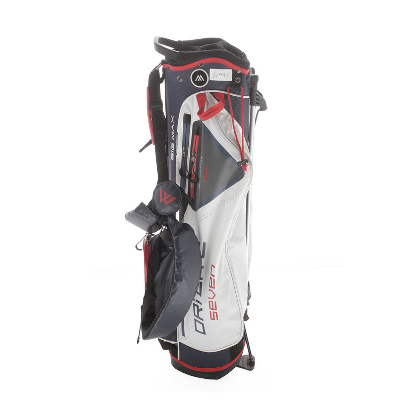 Big Max Dri-Lite Seven Stand Bag - Blue/White/Red