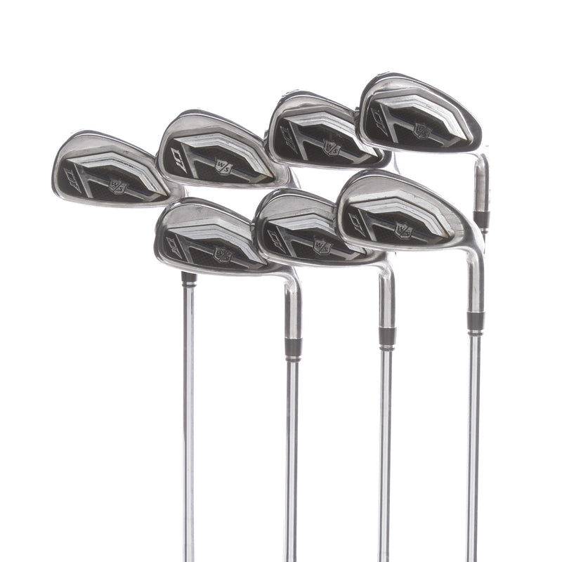 Wilson D7 Steel Mens Right Hand Irons 5-GW Regular - KBS Tour 80