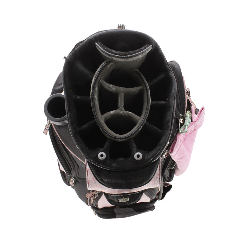 Wilson Cart Bag - Black/Pink