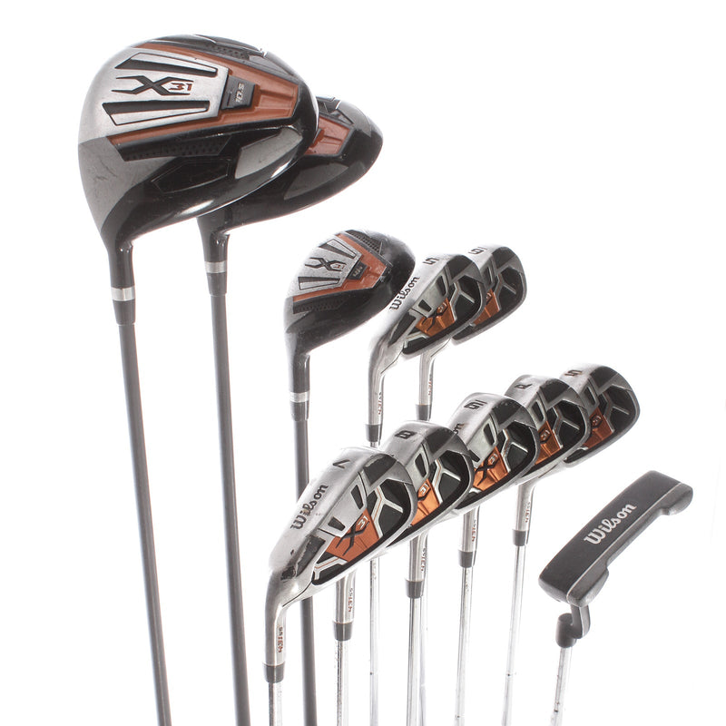 Wilson X-31 Steel/Graphite Mens Left Hand Package Set Regular - Wilson