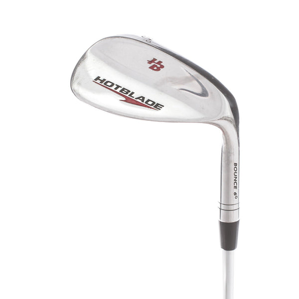 Hot Blade Steel Mens Right Hand Lob Wedge 60* 8 Bounce Wedge - Hot Blade