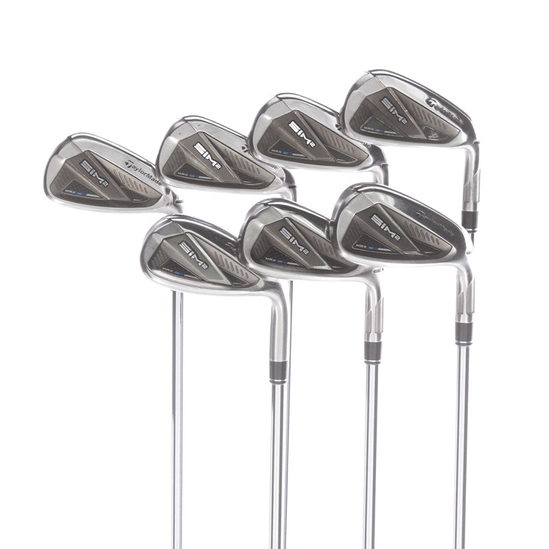 TaylorMade SIM2 Max Steel Mens Right Hand Irons 5-SW Regular - KBS Max MT 85