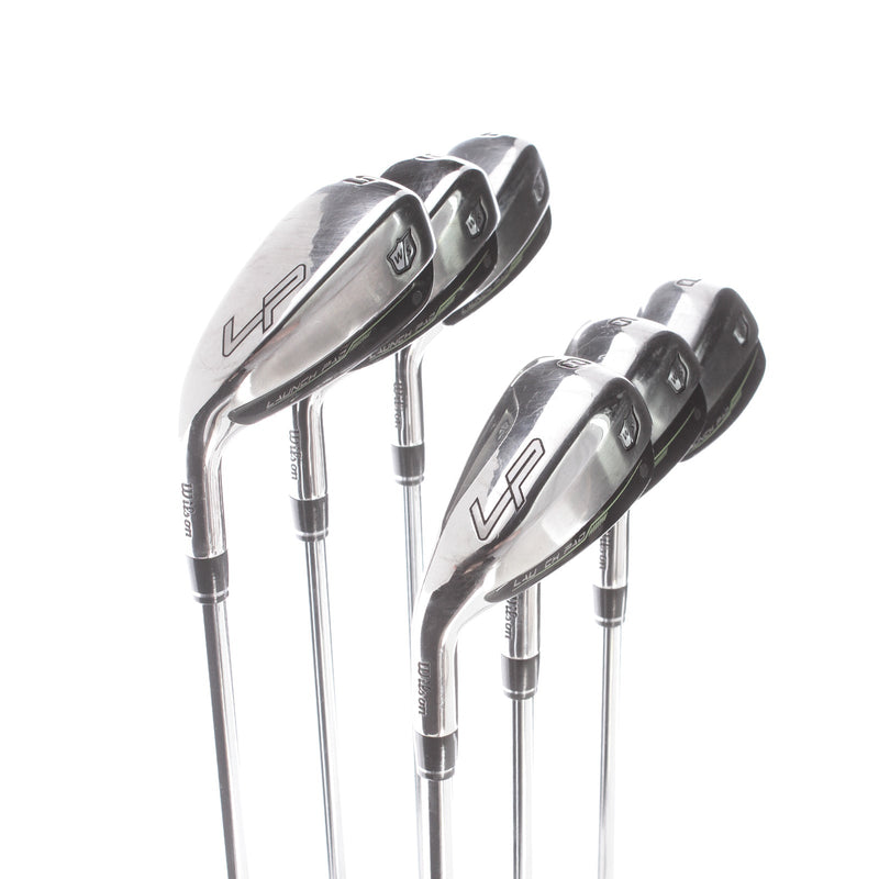 Wilson Launch Pad 2022 Steel Mens Left Hand Irons 5-PW Regular - KBS Max Ultralite