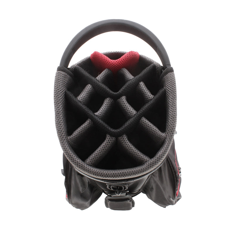 Motocaddy Lite Series Cart Bag - Black/Red/Grey