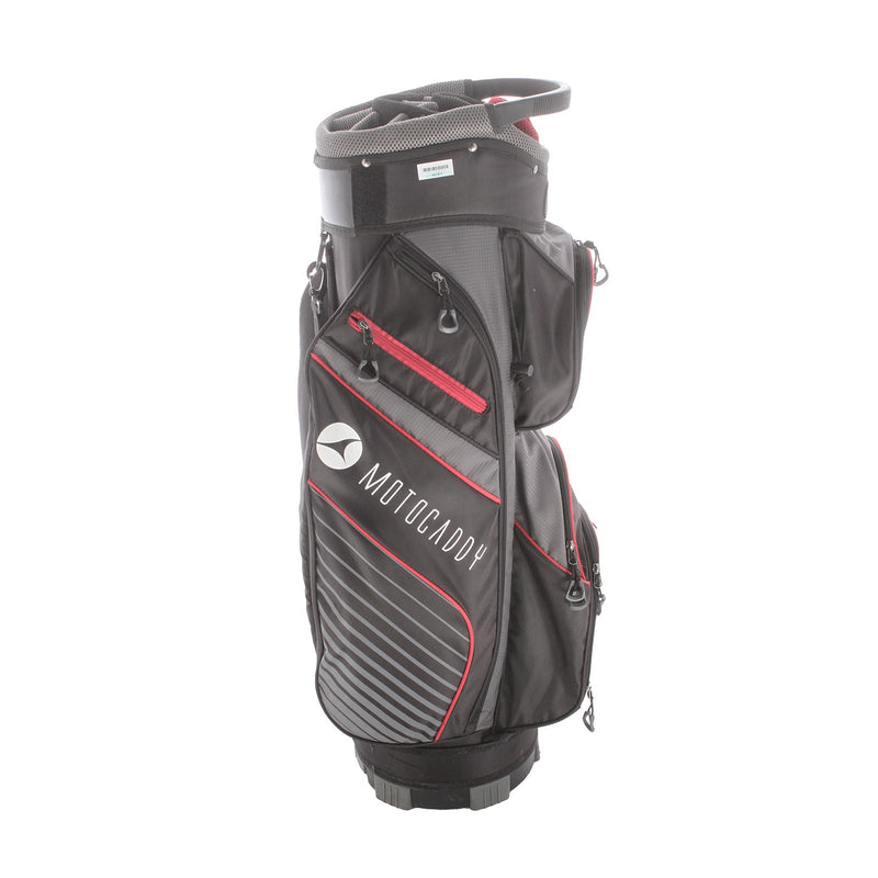 Motocaddy Lite Series Cart Bag - Black/Red/Grey