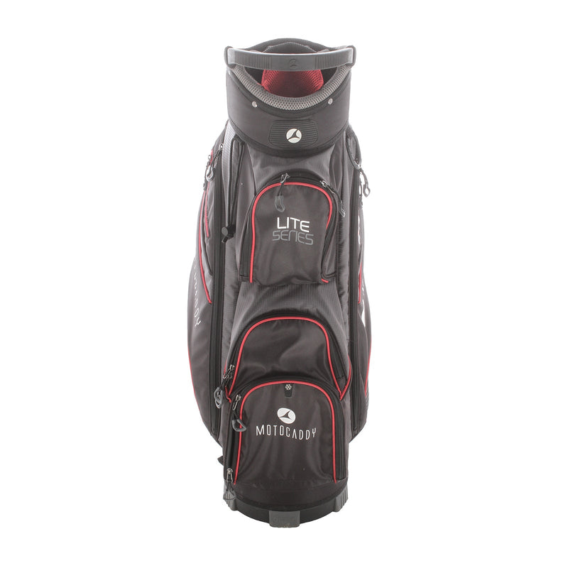 Motocaddy Lite Series Cart Bag - Black/Red/Grey