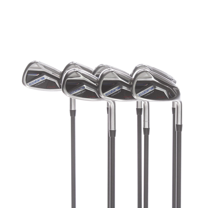 Cobra Aerojet One Length Graphite Mens Right Hand Irons 5-GW Regular - KBS PGI 75