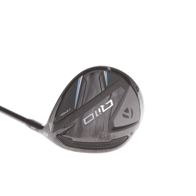 TaylorMade Qi10 Graphite Mens Right Hand Fairway 3 Wood 15* Regular - Fujikura Ventus TR FW 6-R