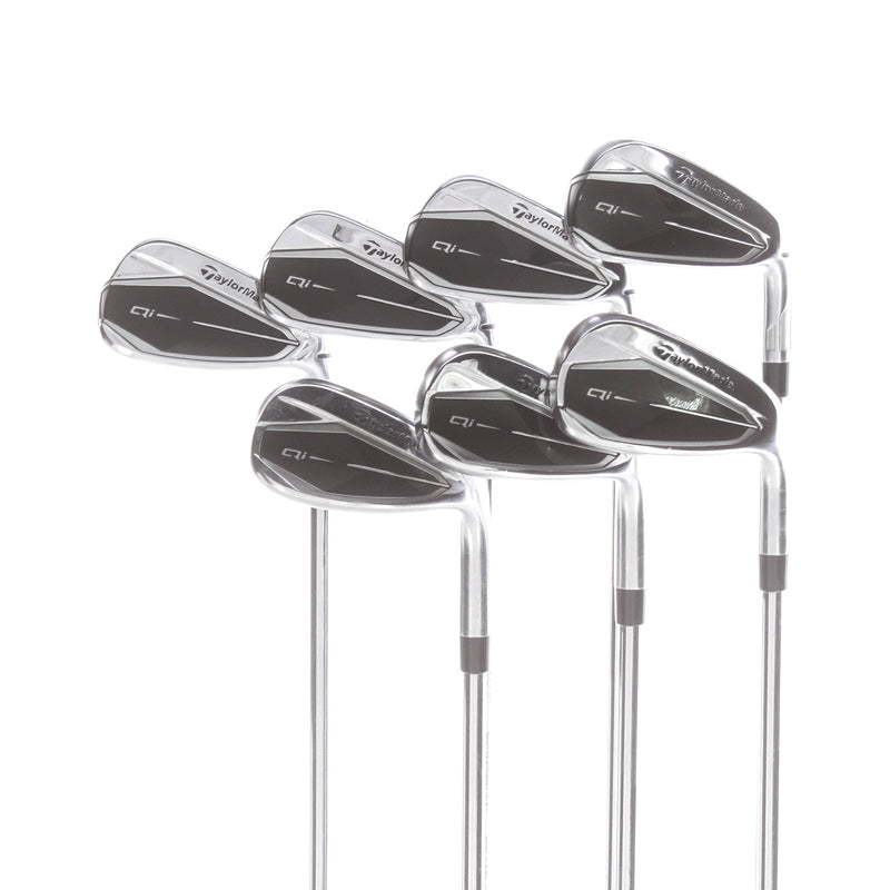 TaylorMade Qi Steel Mens Right Hand Irons 5-SW Stiff - KBS Max MT 85