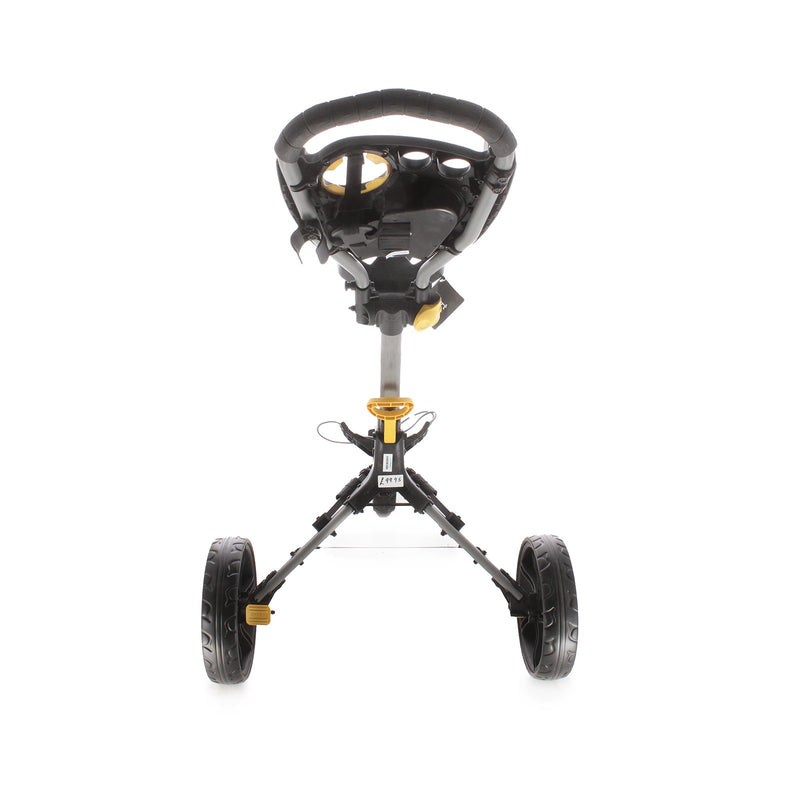 iCart Compact Evo 3-Wheel Pull Trolley - Black/Yellow