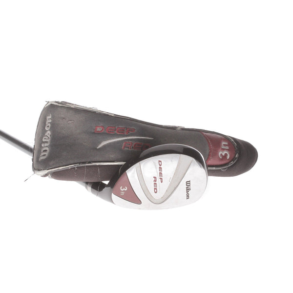 Wilson Deep Red Graphite Mens Right Hand 3 Hybrid 19* Uniflex - Deep Red 450