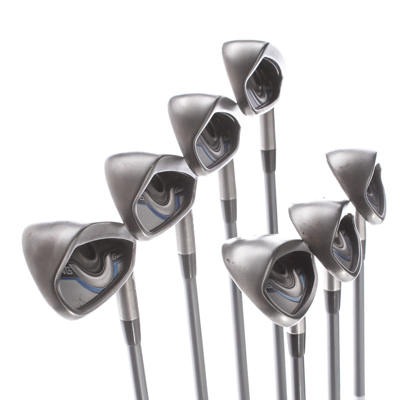 Ping GMax Graphite Mens Right Hand Irons 5-UW White Dot 3* Upright Regular - Ping CFS 70