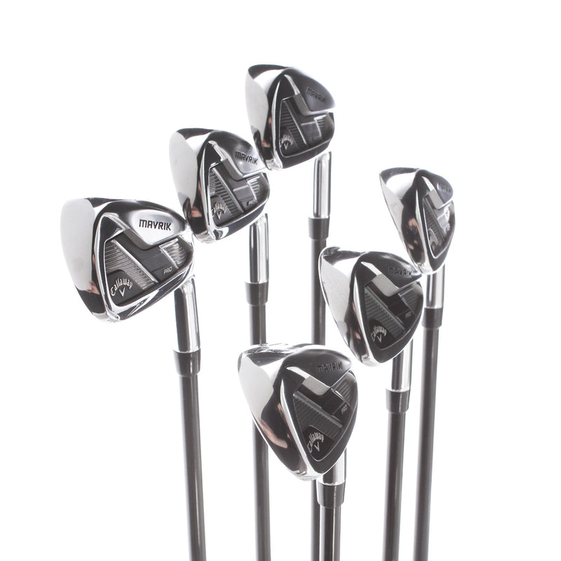 Callaway Mavrik Pro Graphite Mens Right Hand Irons 5-PW Stiff - Accra iCWT 95i