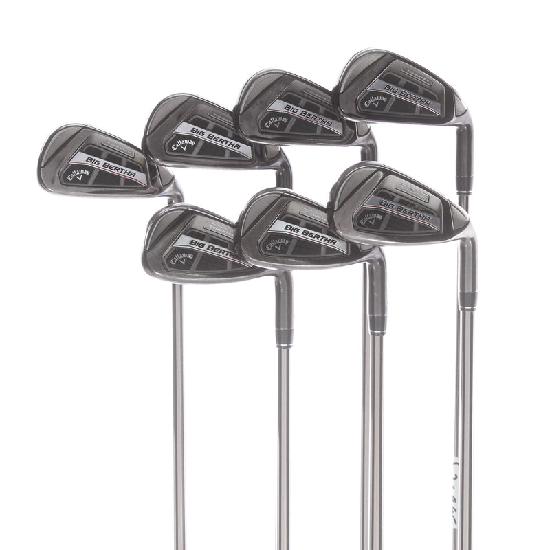 Callaway Big Bertha Graphite Mens Right Hand Irons 4-PW Regular - UST Mamiya Recoil 460 F3