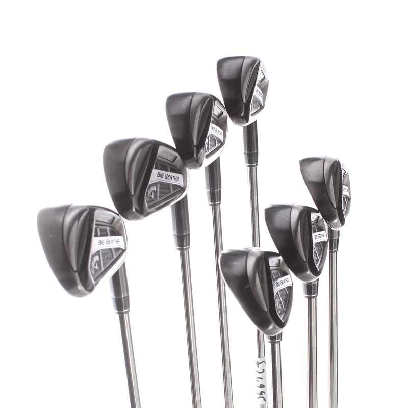 Callaway Big Bertha Graphite Mens Right Hand Irons 4-PW Regular - UST Mamiya Recoil 460 F3