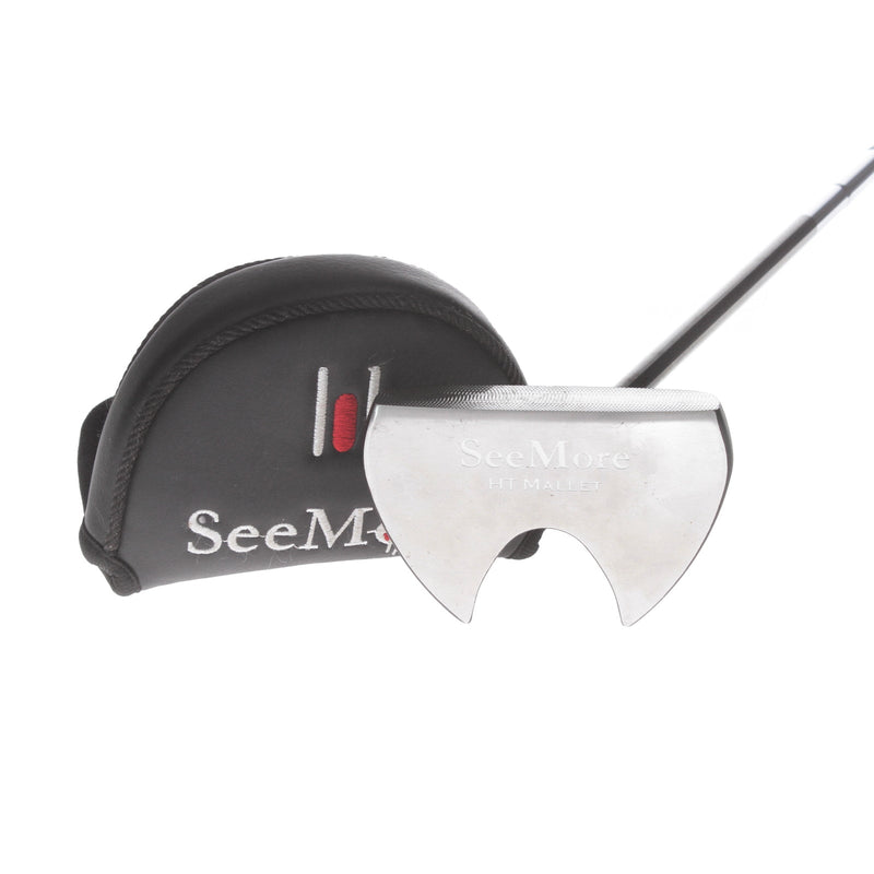 SeeMore HT Mallet Steel/Graphite Mens Right Hand Putter Stiff -