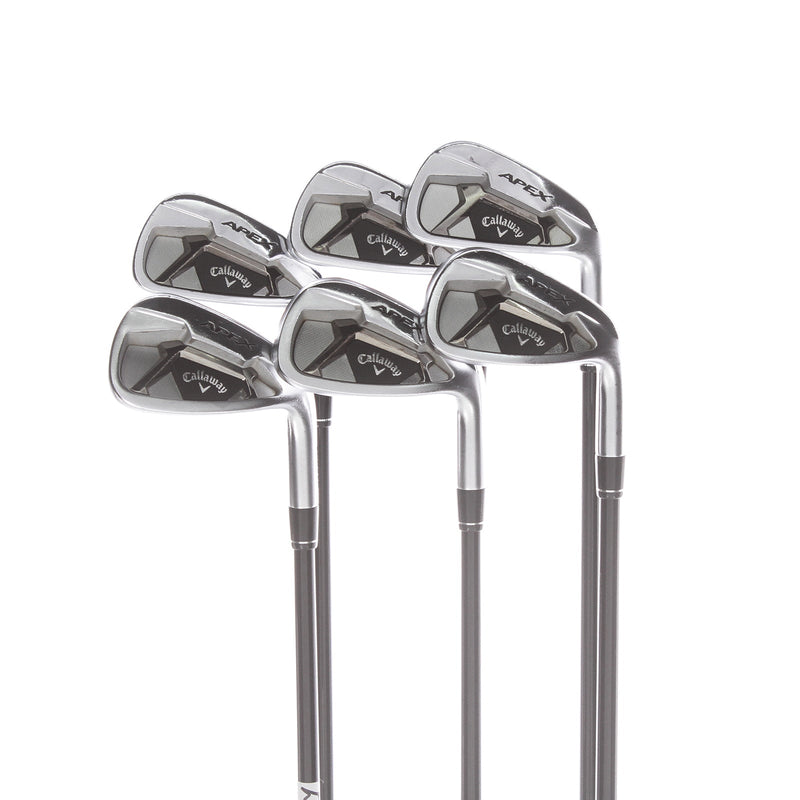 Callaway Apex 21 Graphite Mens Right Hand Irons 5-PW Stiff - Tensei AV Series Silver 65