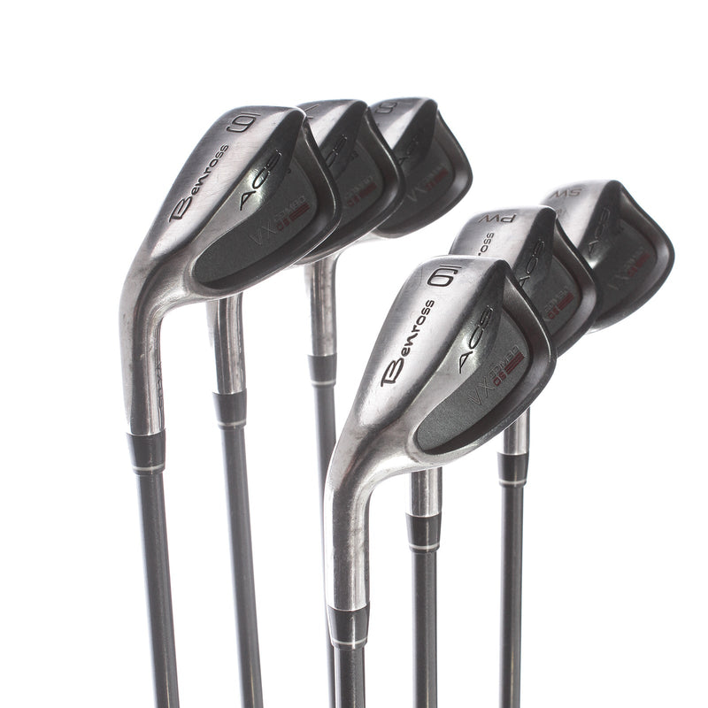 Benross ACS VX Graphite Mens Left Hand Irons 6-SW Regular - Aldila TM-70