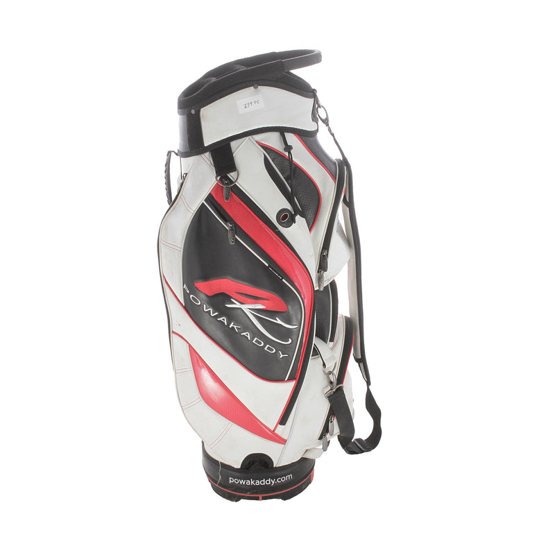 PowaKaddy Cart Bag - White/Black/Red