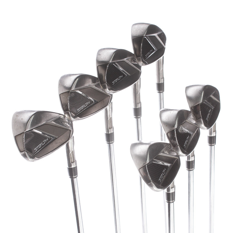 TaylorMade Stealth Steel Mens Right Hand Irons 4-PW Stiff - KBS Max MT 85