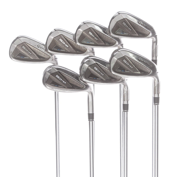 TaylorMade Sim2 Max Steel Mens Right Hand Irons 5-SW Regular - KBS Max MT 85