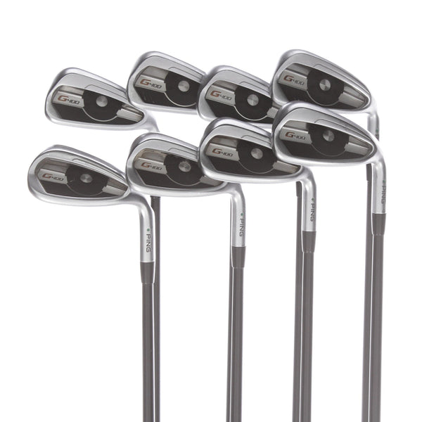 Ping G400 Graphite Mens Right Hand Irons 4-SW 2* Upright Senior - Alta CB