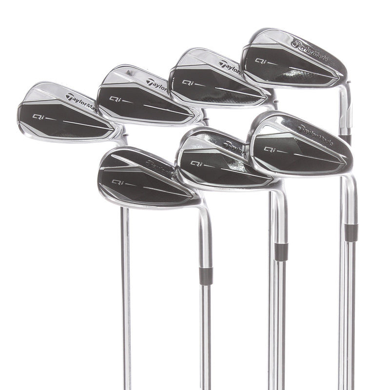 TaylorMade Qi Steel Mens Right Hand Irons 5-SW  Stiff - KBS MAX MT 85