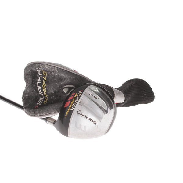 TaylorMade Burner Superfast Graphite Mens Right Hand Fairway 3 Wood 15* Regular - Matrix Ozik XCon 4.8