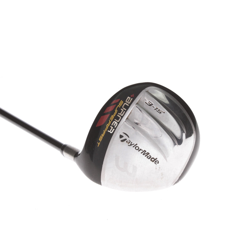 TaylorMade Burner Superfast Graphite Mens Right Hand Fairway 3 Wood 15* Regular - Matrix Ozik XCon 4.8