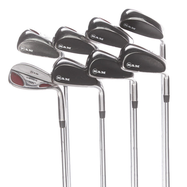 RAM Laser Steel Mens Right Hand Irons 4-SW Regular - RAM