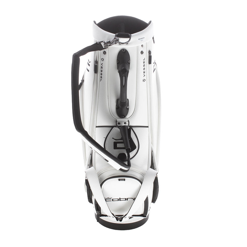 Cobra Vessel Cart Bag - White/Black