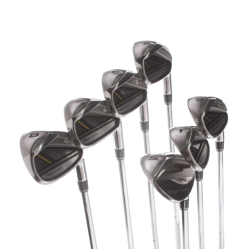 TaylorMade Rocketbladez Steel Mens Right Hand Irons 5-SW Regular - TaylorMade Rocketfuel