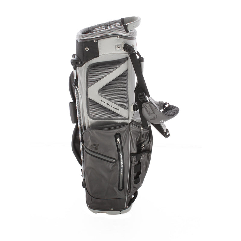 Big Max AQUA Hybrid 4 Stand Bag - Black/Grey