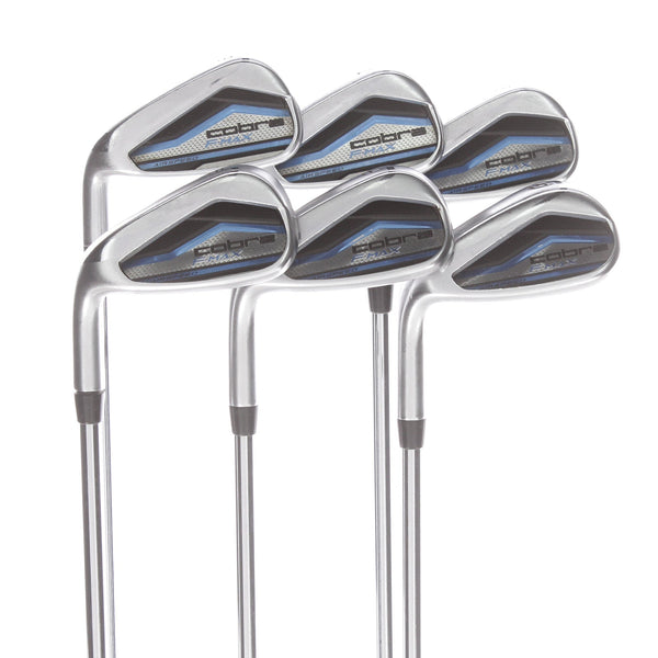 Cobra F-Max Airspeed Steel Mens Left Hand Irons 6-GW Regular - Cobra A1R