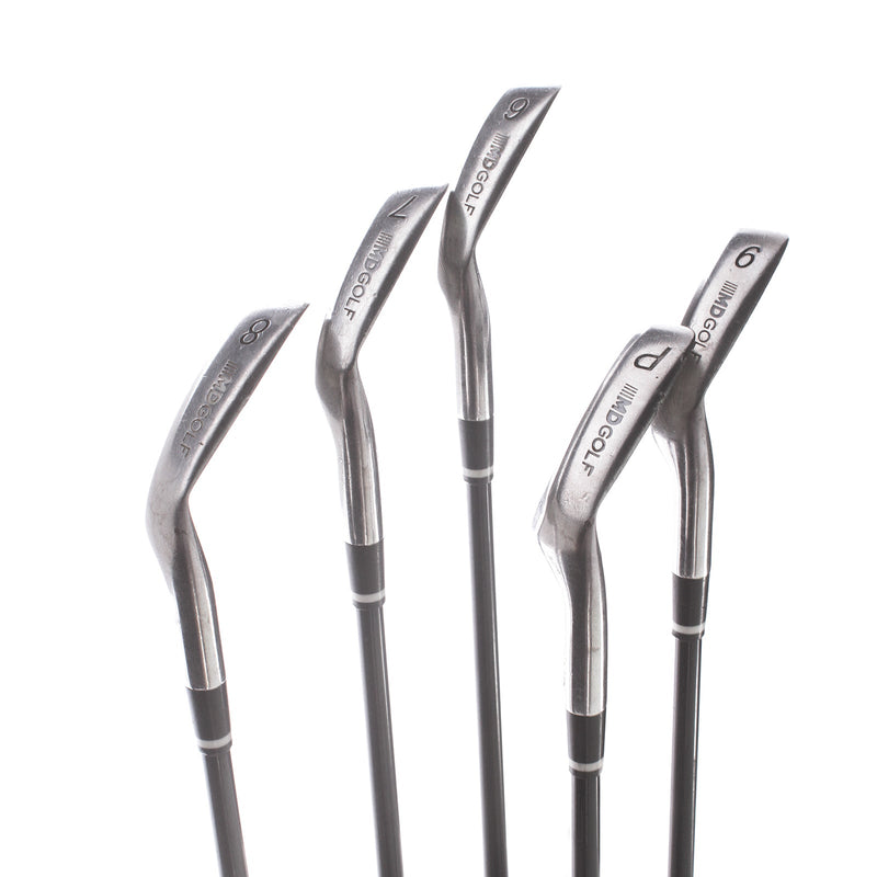 MD Golf Tour Steel Graphite Mens Right Hand Irons 6-PW Regular - Tour Steel Series 55 Ultralite