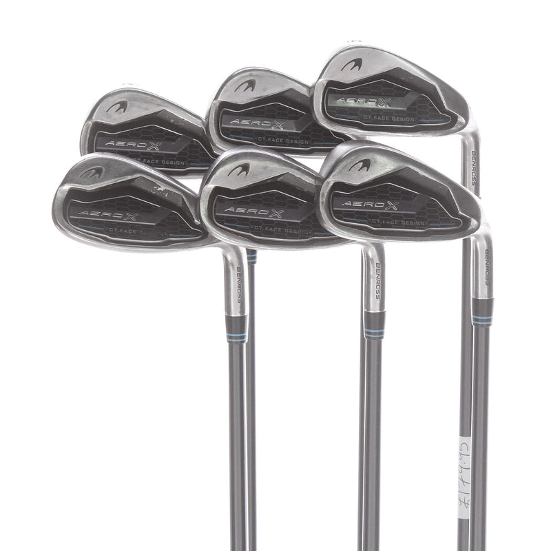 Benross Aero X Graphite Mens Right Hand Irons 6-SW Regular - Fujikura Vista Pro 50i