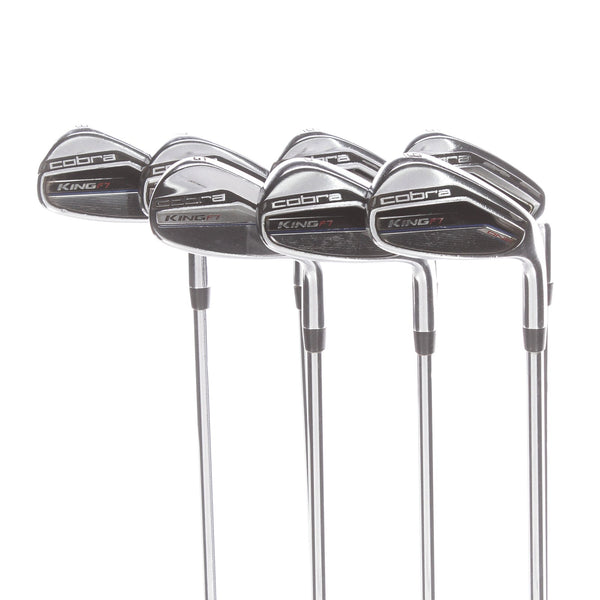 Cobra King F7 One Steel Mens Right Hand Irons 5-GW Regular - Cobra King F7