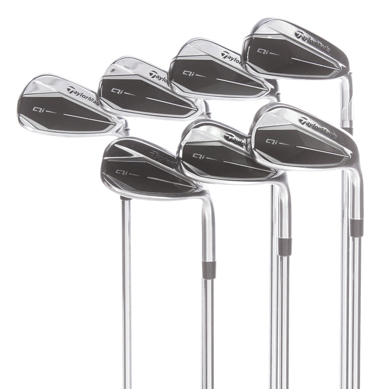 TaylorMade Qi Steel Mens Right Hand Irons 5-SW Stiff - KBS Max 85