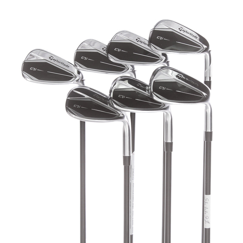 TaylorMade Qi Graphite Mens Right Hand Irons 5-SW Regular - Fujikura Ventus TR 6-R