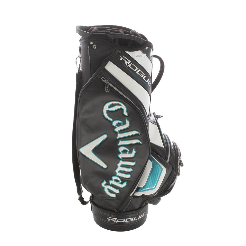 Callaway Rogue 2018 Cart Bag - Black/White/Teal