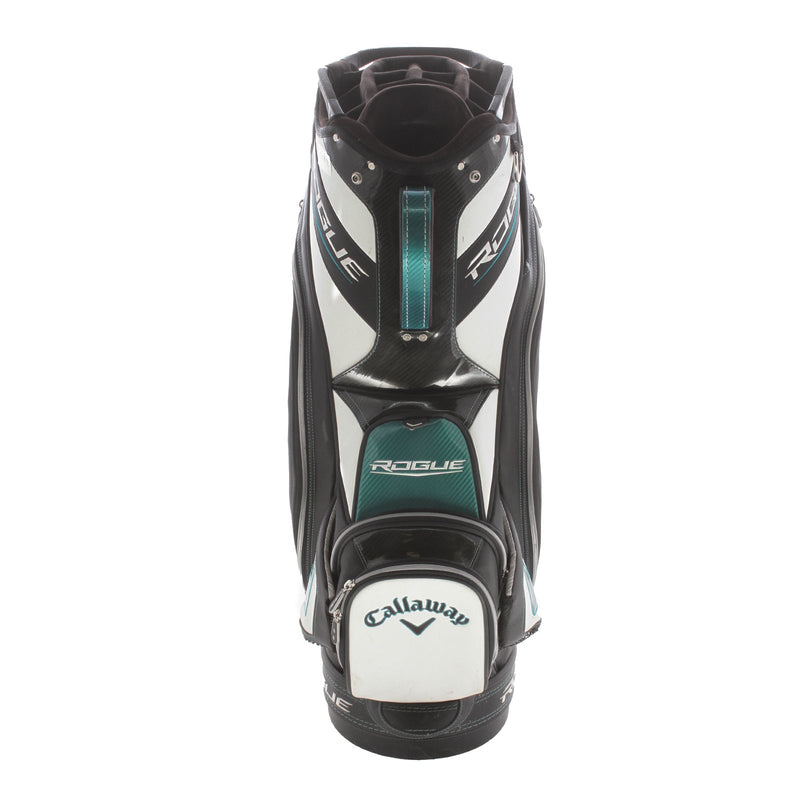 Callaway Rogue 2018 Cart Bag - Black/White/Teal