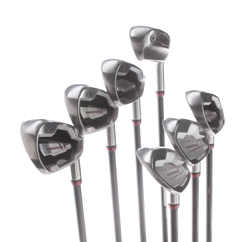 Yonex Nanospeed i Graphite Ladies Right Hand Irons 5-SW Ladies - Yonex Nanospeed 70+