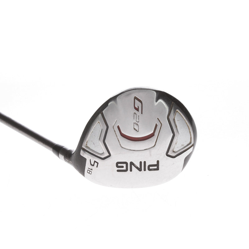 Ping G20 Graphite Mens Right Hand Fairway 5 Wood 18* Regular - Ping TFC 169F