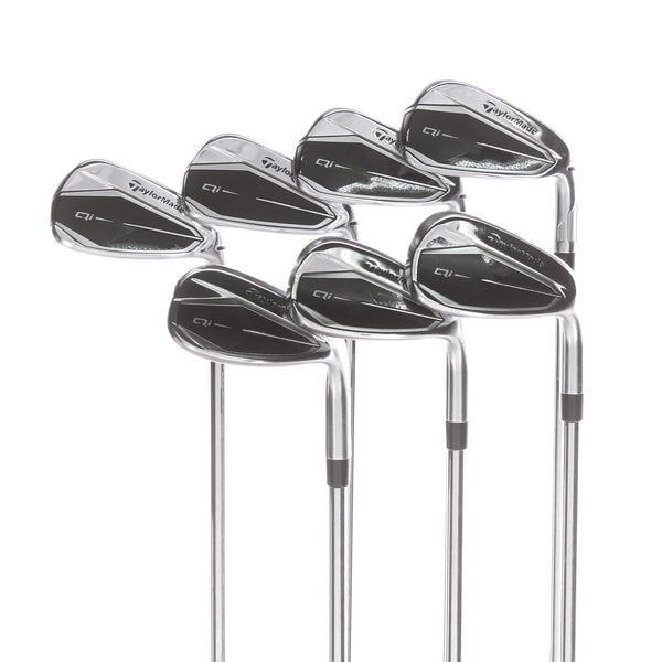 TaylorMade Qi Steel Mens Right Hand Irons 5-SW Stiff - KBS Max 85