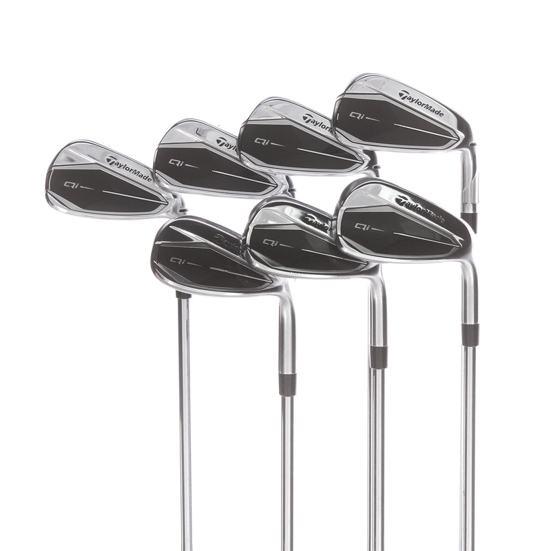 TaylorMade Qi Steel Mens Right Hand Irons 5-SW Stiff - KBS Max 85