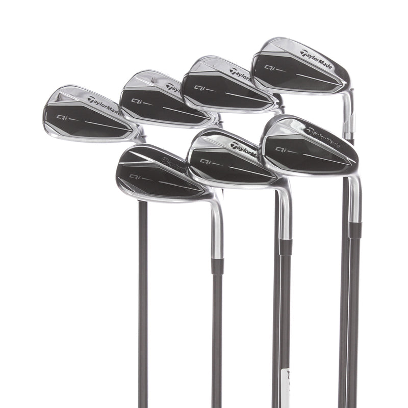 TaylorMade Qi Graphite Mens Right Hand Irons 5-SW Senior - Fujikura Ventus TR 5-A