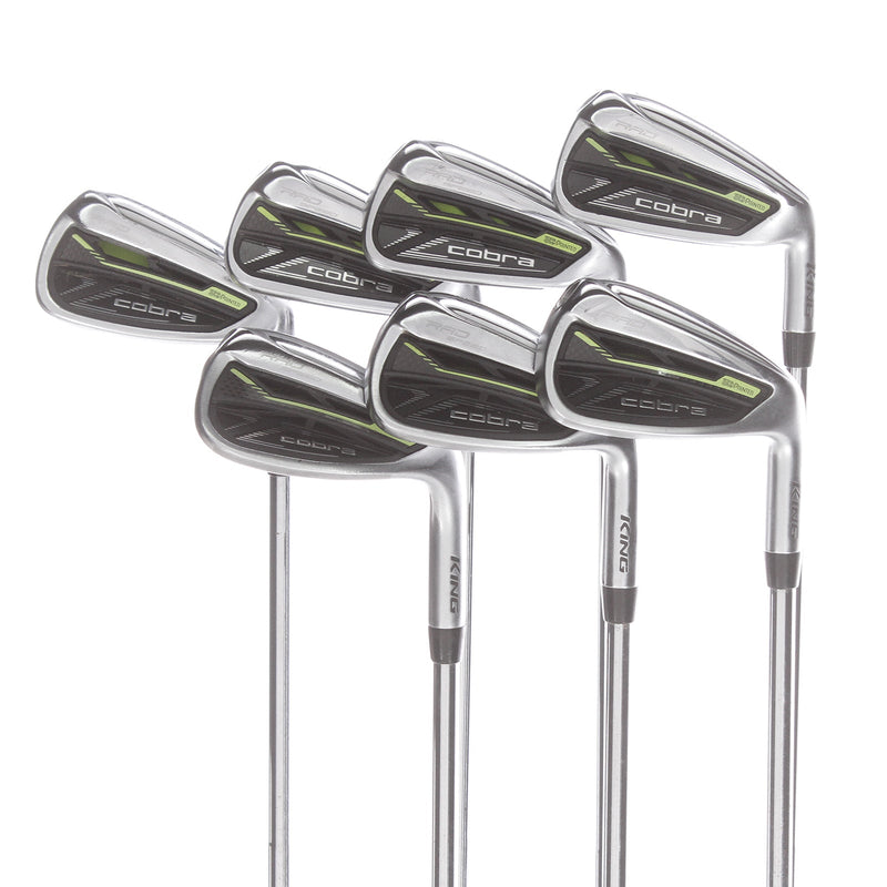 Cobra RadSpeed Steel Mens Right Hand Irons 5-SW Stiff - KBS Tour 90