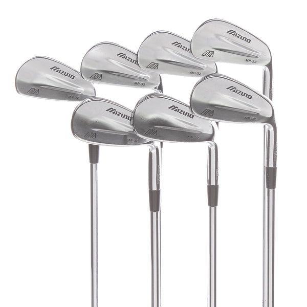 Mizuno MP-32 Steel Mens Right Hand Irons 4-PW Stiff - Dynamic Gold S300