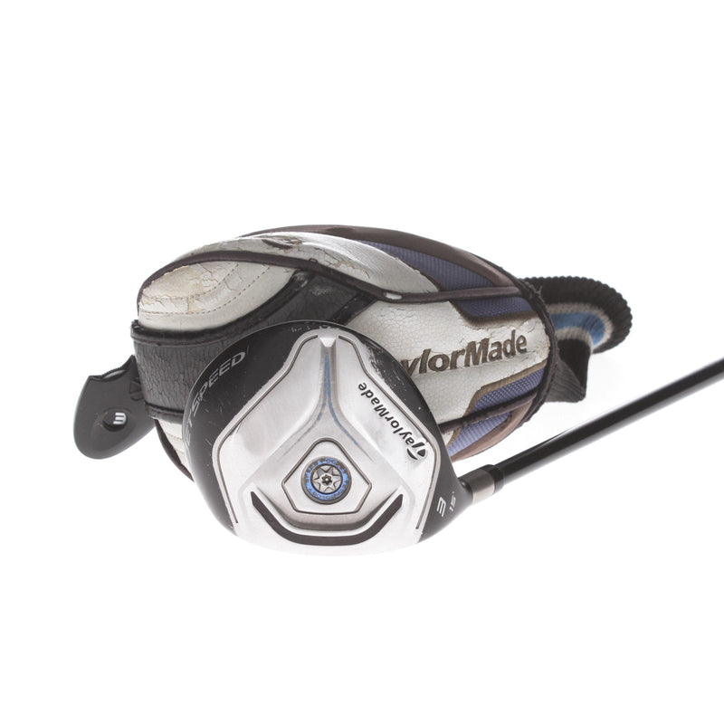 TaylorMade Jetspeed Graphite Mens Left Hand Fairway 3 Wood 15* Regular - TaylorMade Matrix Velox T 69